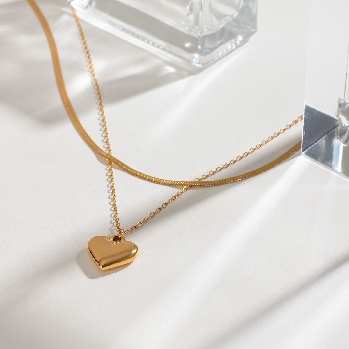 Collana Duo con Cuore