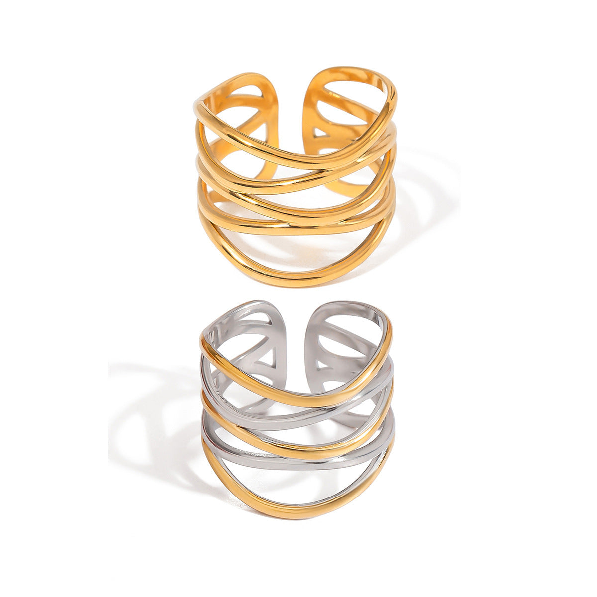 Anello Essenza - Placcato Oro 18k