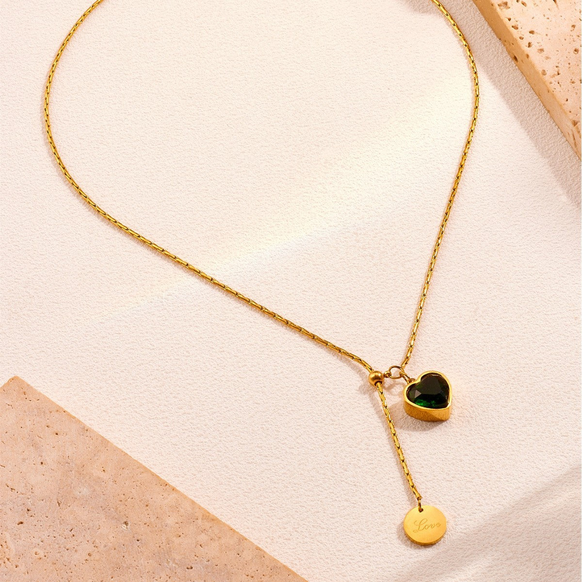 Collana Love Smeraldo