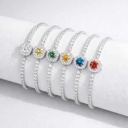 Bracciale Divinity - Argento 925 & Moissanite