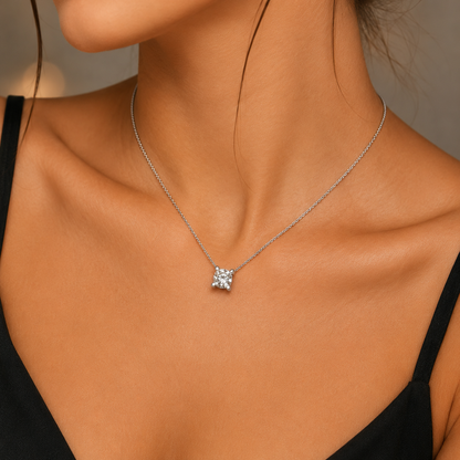 Collana Iconic – Argento 925 & Moissanite