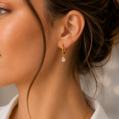 Orecchini Goccia di Luce - Placcato Oro 18K
