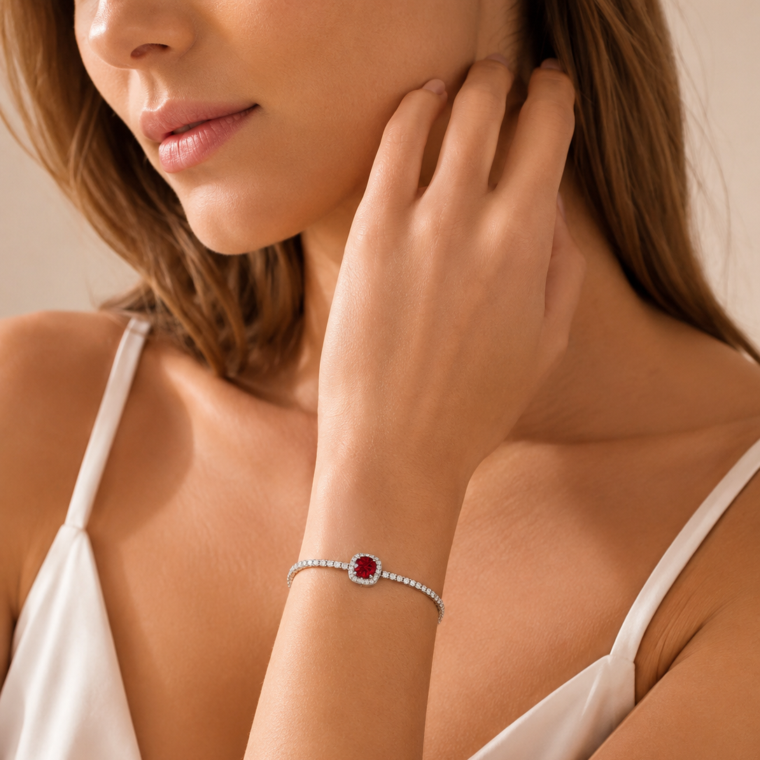 Bracciale Divinity - Argento 925 & Moissanite