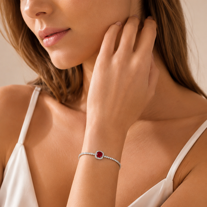 Bracciale Divinity - Argento 925 & Moissanite