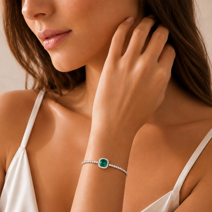 Bracciale Divinity - Argento 925 & Moissanite