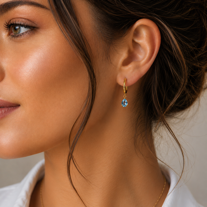 Orecchini Goccia di Luce - Placcato Oro 18K