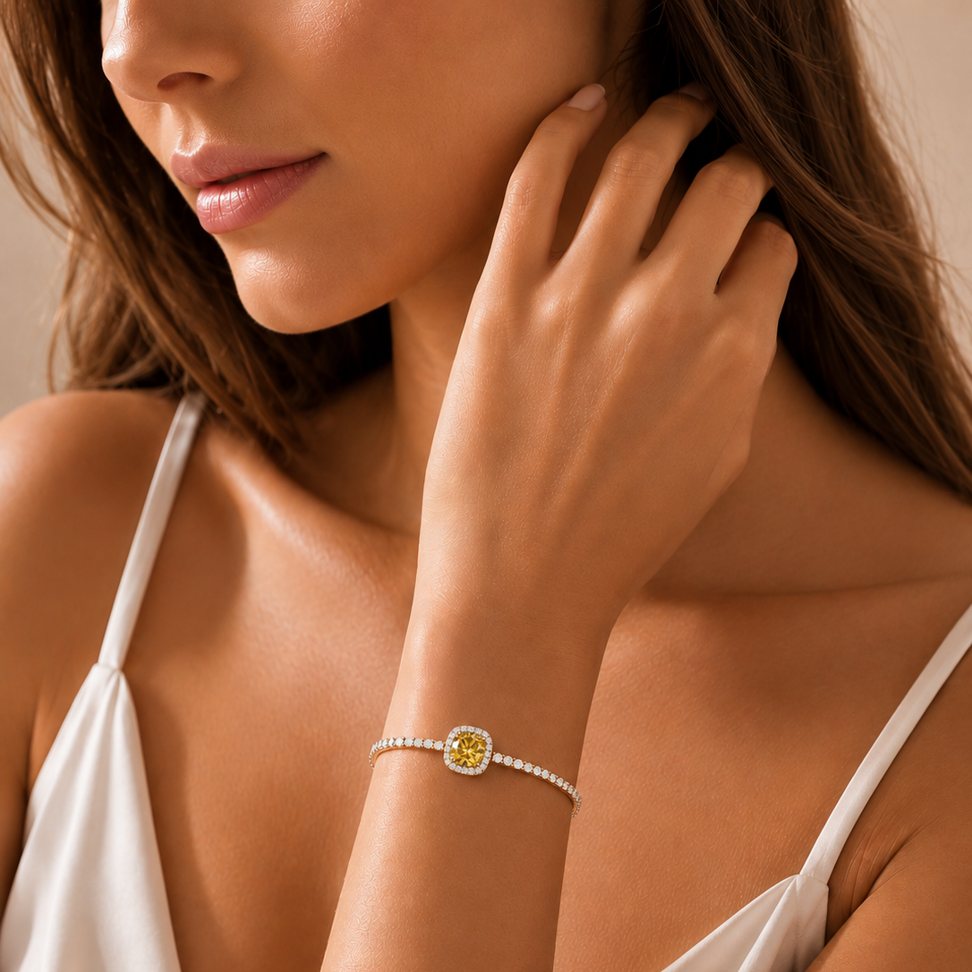 Bracciale Divinity - Argento 925 & Moissanite