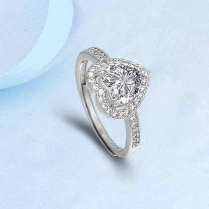 Anello Eternal – Argento 925 & Moissanite