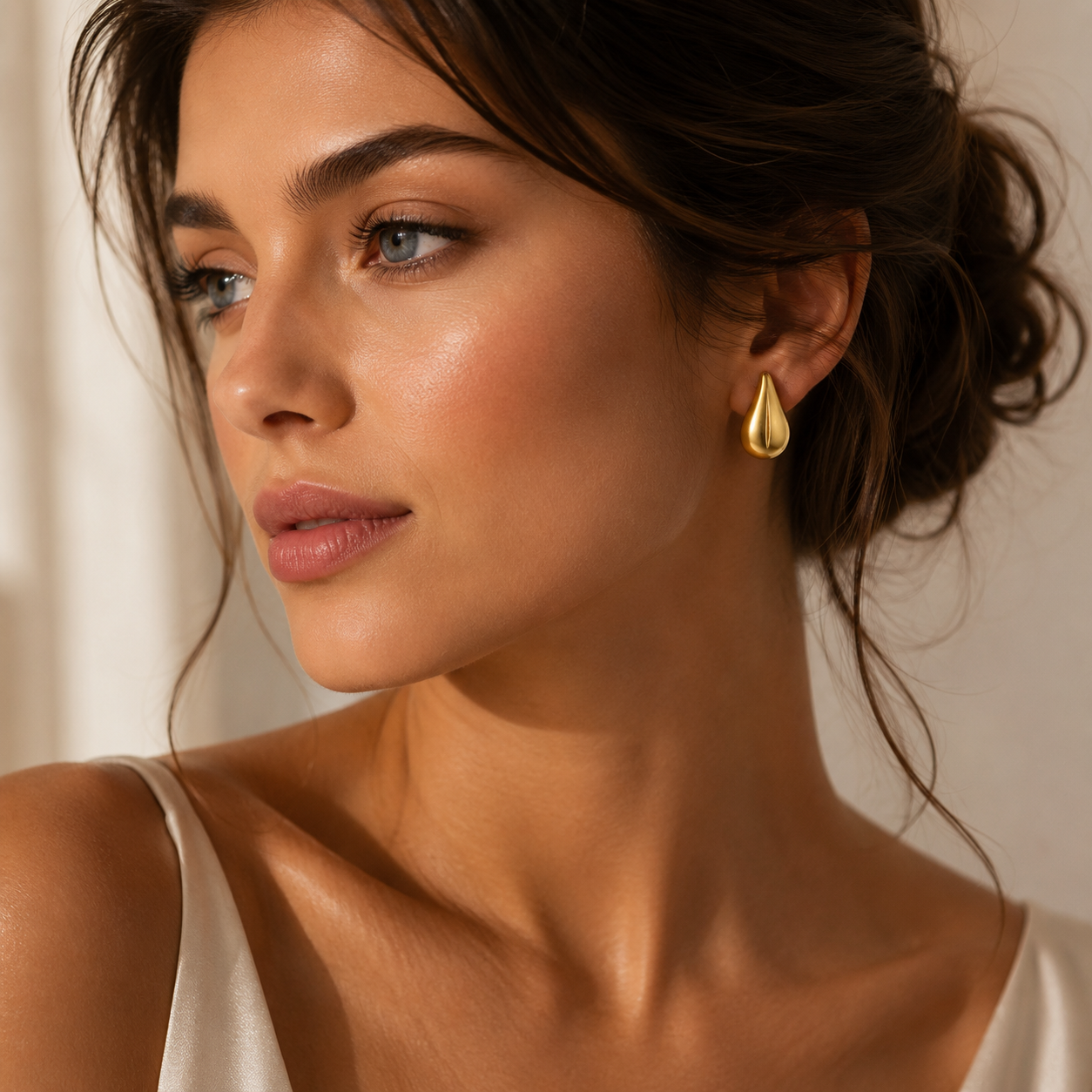 Orecchini Goccia - Placcato Oro 14K