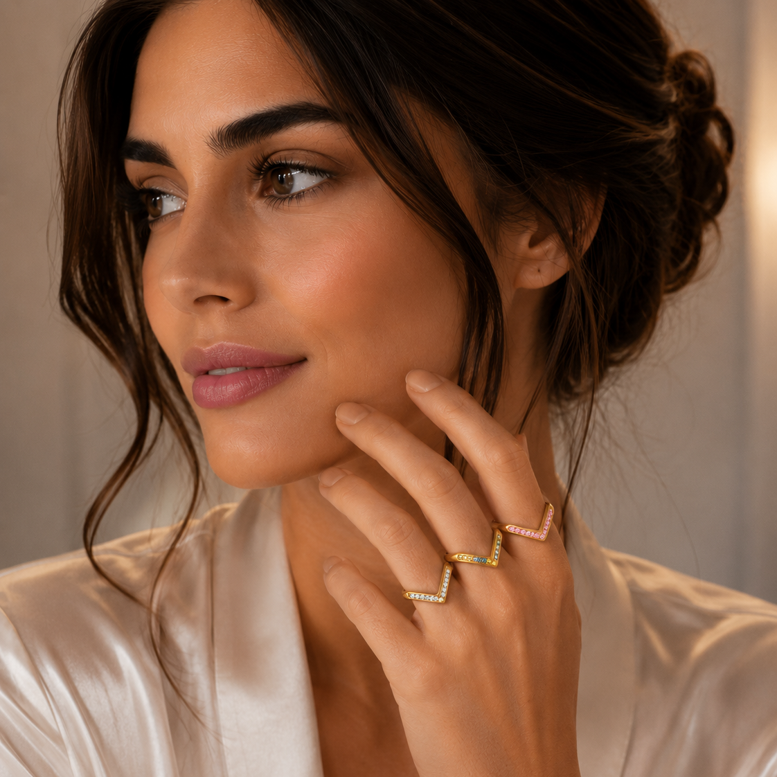 Anello Lumia - Placcato Oro 18K