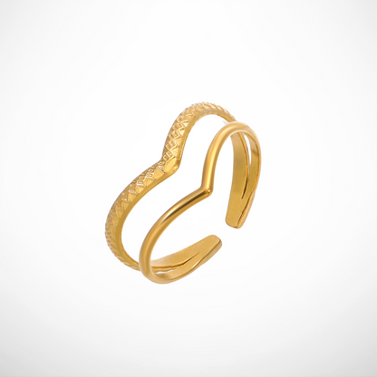 Anello Wild - Placcato Oro 18K