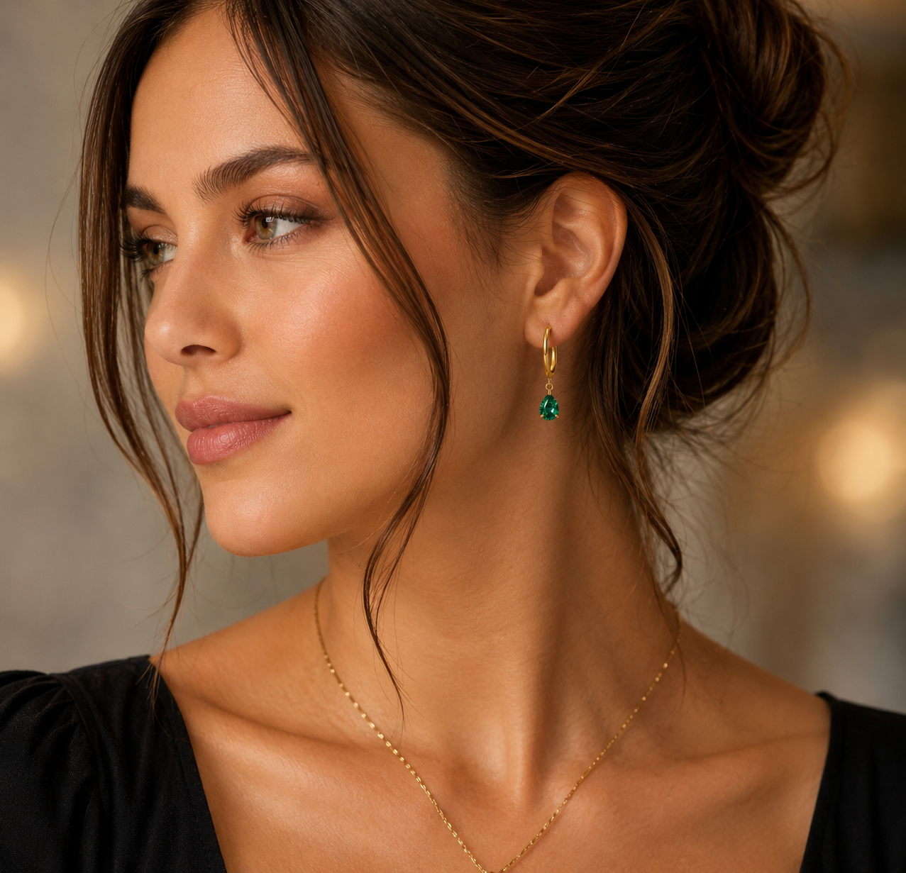 Orecchini Goccia di Luce - Placcato Oro 18K