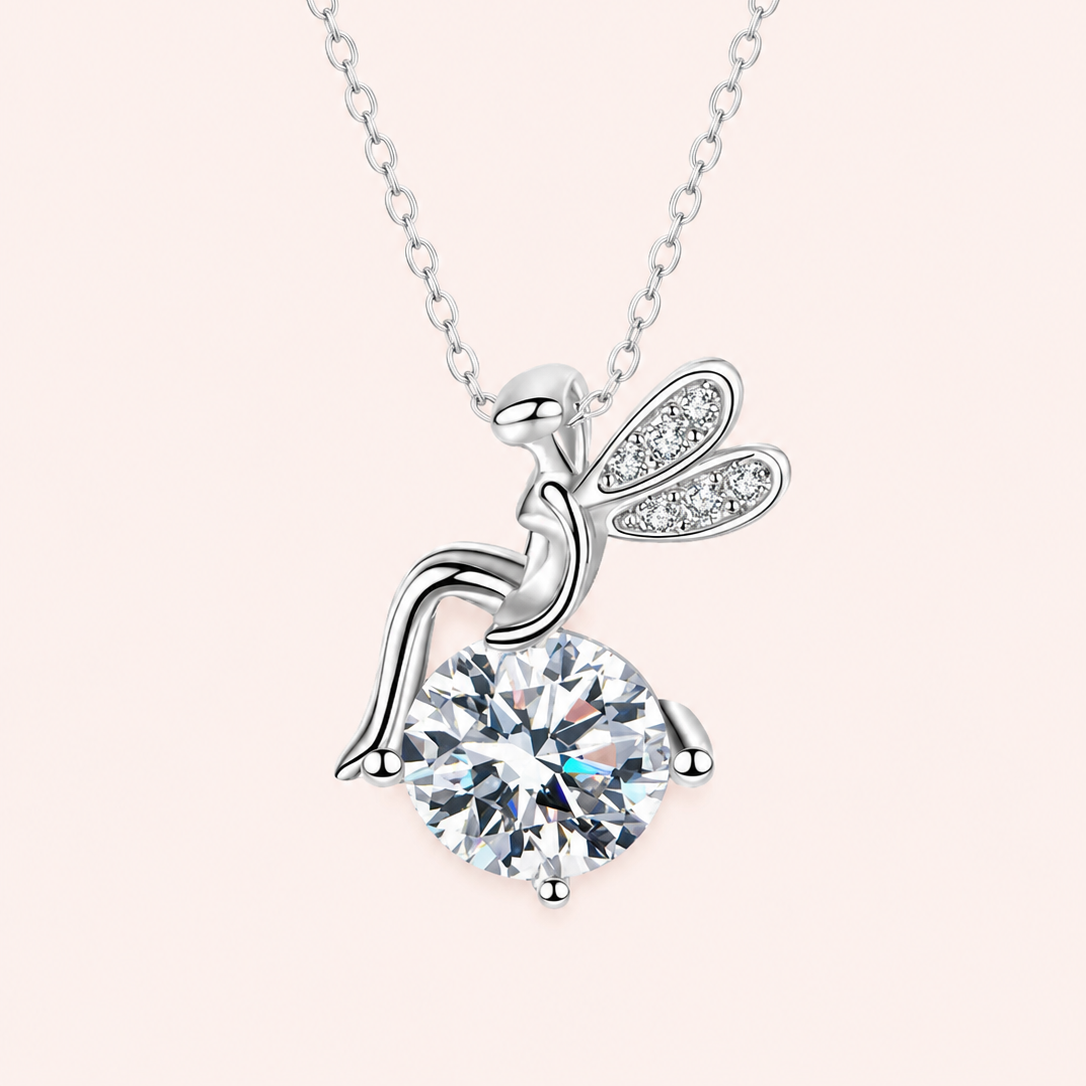 Collana Aurora - Argento 925 & Moissanite 1 Carato