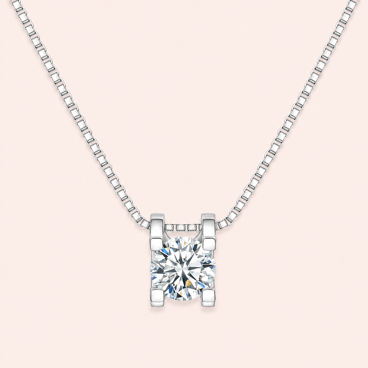 Collana Iconic – Argento 925 & Moissanite