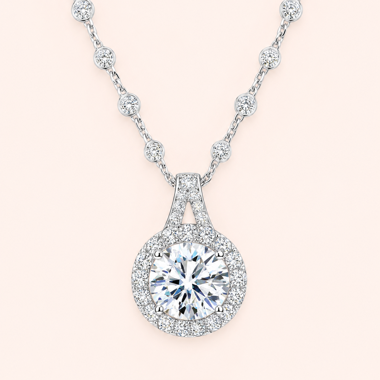 Collana Luce Moissanite