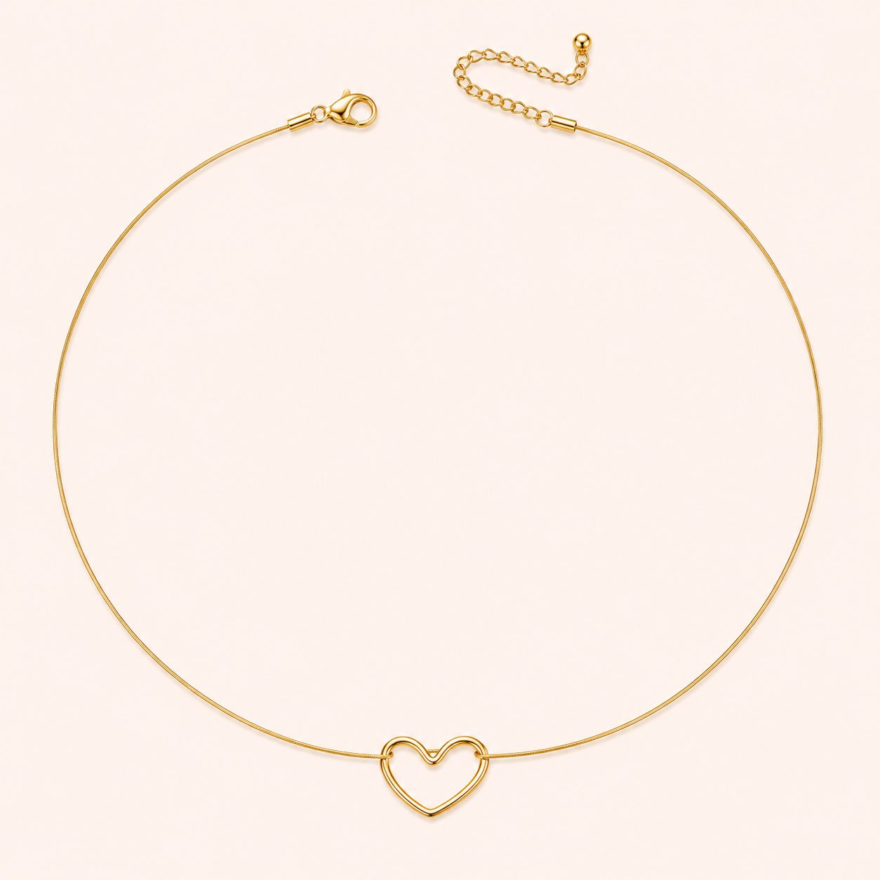 Collana Cuore Intrecciato - Placcato Oro 18K