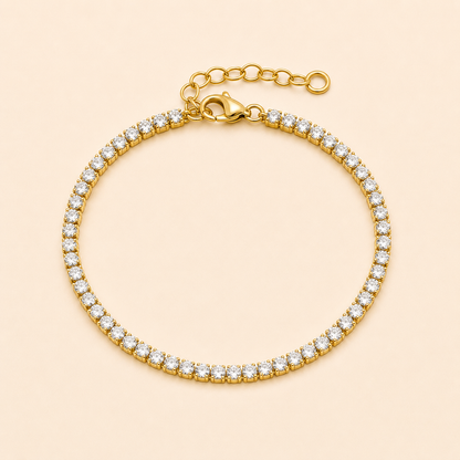 Bracciale Tennis - Placcato Oro 18K