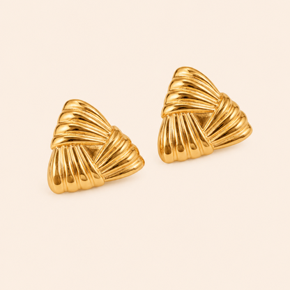 Orecchini Tria - Placcato Oro 18K