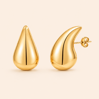 Orecchini Goccia - Placcato Oro 14K
