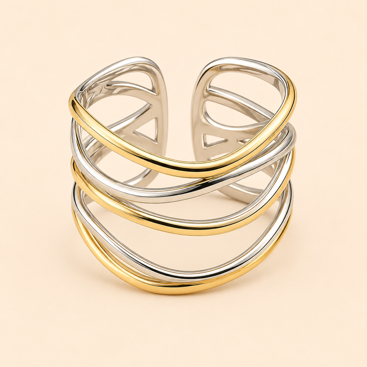 Anello Essenza - Placcato Oro 18k