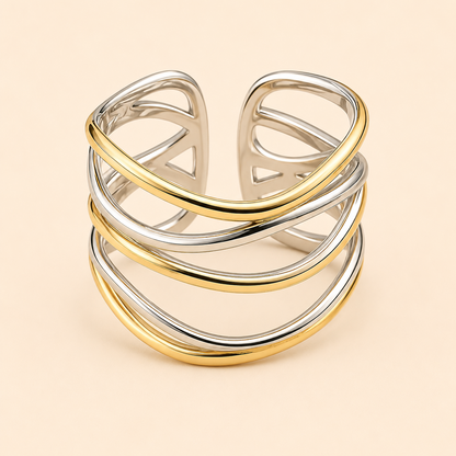 Anello Essenza - Placcato Oro 18k