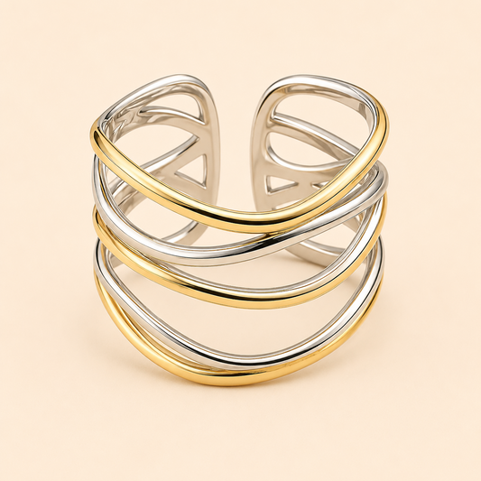 Anello Essenza - Placcato Oro 18k