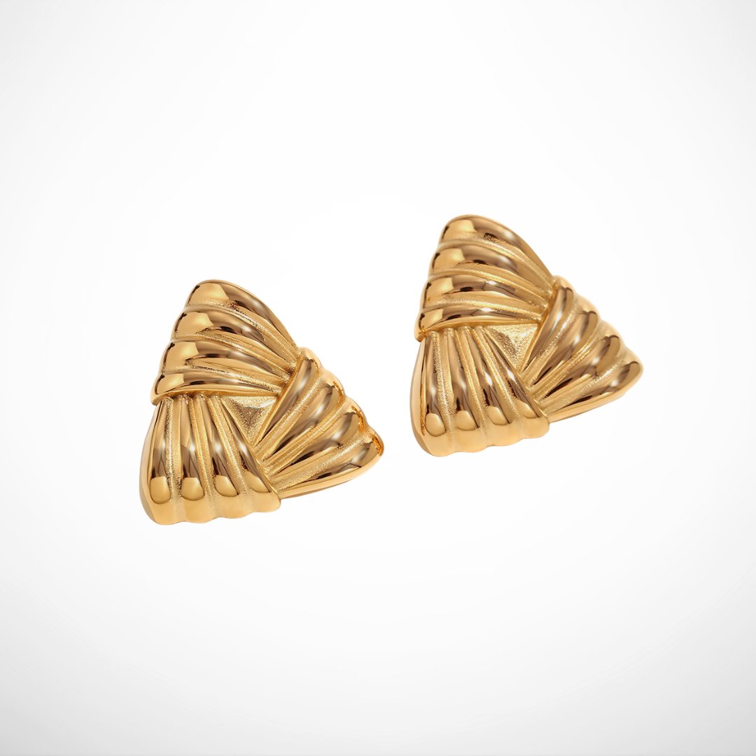 Orecchini Tria - Placcato Oro 18K