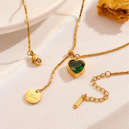 Collana Love Smeraldo