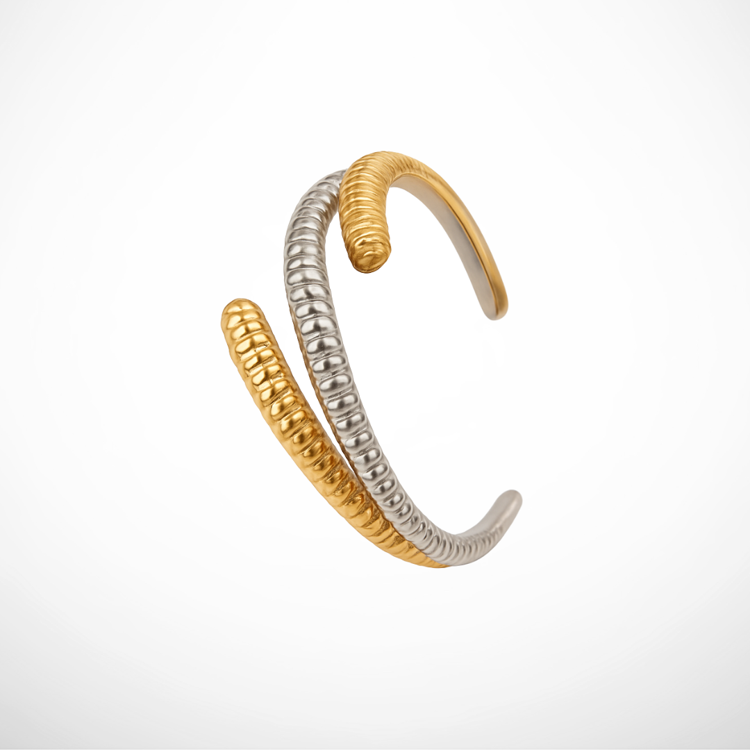 Bracciale Cobra - Placcata Oro 18K
