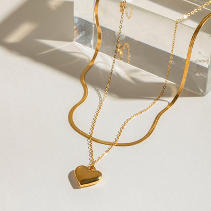 Collana Duo con Cuore