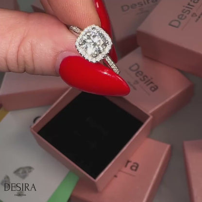 Anello Incanto - Argento925 Moissanite Premium